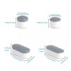 Hibbent 10 Pieces Toilet Seat Bumpers, Universal Buffer Toilet Lid