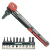 ENGINEER Engineer Offset Ratchet Set, 10 Bits Set, Black, Tip