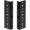 NavePoint 3U Vertical Rack Rail Pair DIY Kit with Hardware,