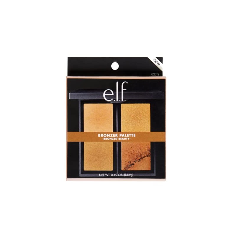 e.l.f. Bronzer Palette, 83319 Bronzed Beauty, 0.43 onzas