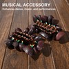 2 Pcs Cacho Seed Rattle Bracelets, Nature Sound African Nut