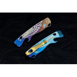 Zach Wood LynchNW All Access Pass v2.7 Titanium Double Wing Prybar Maker's Choice Anodized