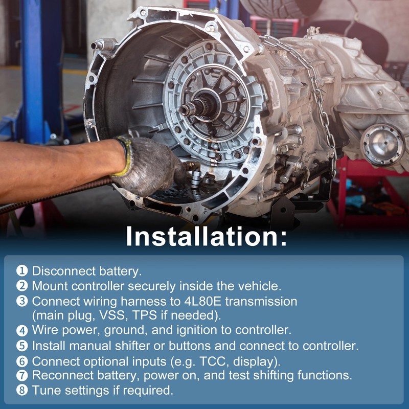 REPAIROCK NCR80E 4L80E Stand Alone Controller Manual Shifter Microcontroller Kit