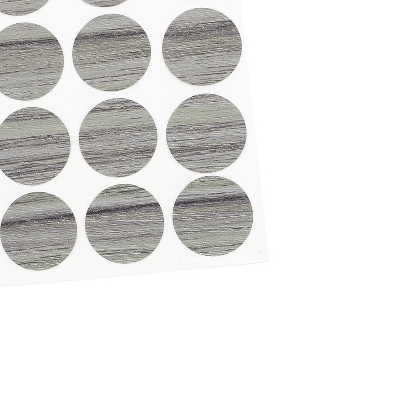 uxcell Furniture Desk Table Self-Adhesive Screw Hole Covers Stickers 54