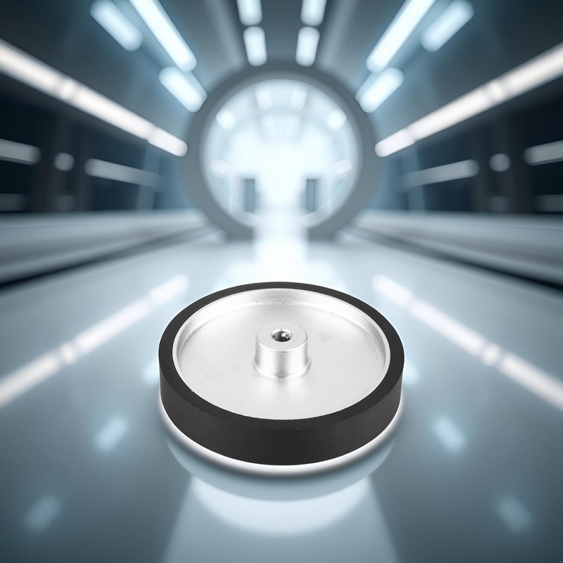 Garosa Encoder Wheel, 250mm Industrial Measurement Wheel, Aluminum Alloy with