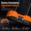 Combination Bike U Lock and Chain Set for Bikes, E-Bikes