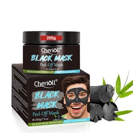Black Mask, Blackhead Mask, For Men, Black Mask, Charcoal Mask for Men, Peel Off Mask, Removes Blackheads, Deep Cleansing, with Activated Carbon, Black Mask to Peel Off - Blackhead Mask