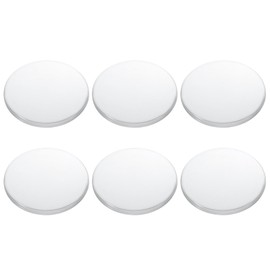 PATIKIL Door Stopper Wall Protector 1.97", 6 Pcs Self Adhesive Rubber Door Bumpers Guard Round Door Knobs Wall Shield Cushion for Furniture Door Handle Cabinet Home Office, Clear