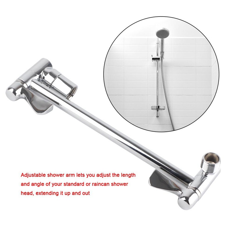 Adjustable Arch Design Shower Extension Arm Wall Mount for Bathroom