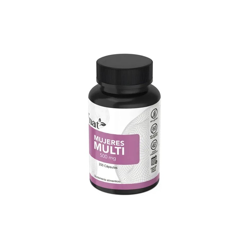 Multivitamínico De Mujer Vnat 100cap Mujeres Multi Vitaminas Sabor Neutro
