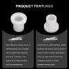 sourcing map 12pcs Flanged Sleeve Bearings Plastic Bushings ID 8mm