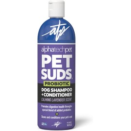 ATP Champú Y Acondicionador Probiótico para Perros Petsuds Ayuda con Puntos Calientes Y Piel Seca Y Grasa. Champú Hipoalergénico Y Sin Sulfatos.