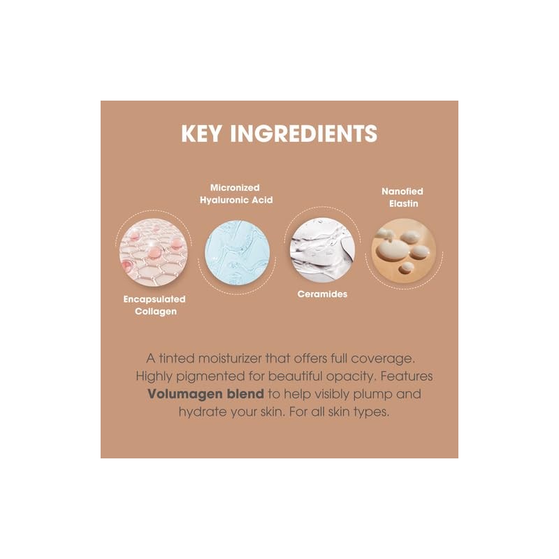 Consult Beaute Volumagen Tinted Moisturizer - Medium-to-Full Coverage - Makeup