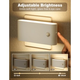 Night Light Socket with Motion Sensor, Pack of 2 Night Light Sockets, Dimmable, LED Night Light Children with Twilight Sensor for Children's Room, Stairs, Aisle, Bedroom, Kitchen, Bathroom, Warm White