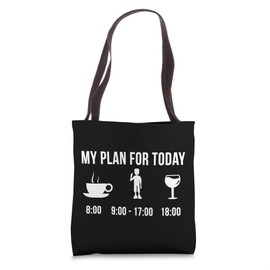 Funny Scouting Hobby Scouts My Plan For Today Tote Bag