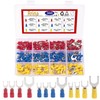 Rrina 360Pcs 22-16 16-14 12-10 Gauge Mixed Quick Disconnect Electrical