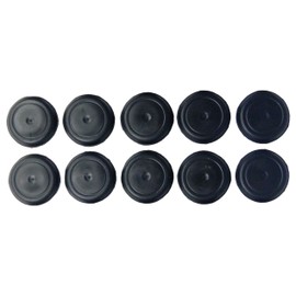 5/8" 0.625 inch Black Rubber Plugs for Flush Mount Body and Sheet Metal Holes Qty 10