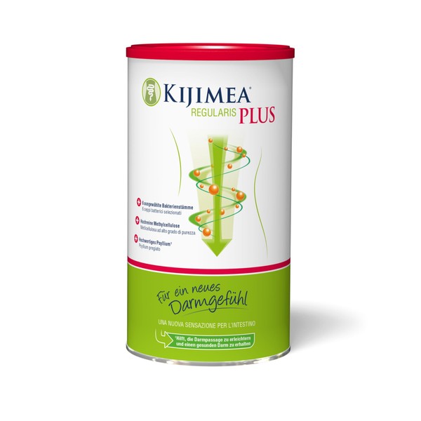 Kijimea® Regularis Plus – Per una nuova sensazione intestinale – combina 6 ceppi di batteri selezionati, metilcellulosa ad alta purezza e senza psyllium di alta qualità, senza lattosio, 225 g di