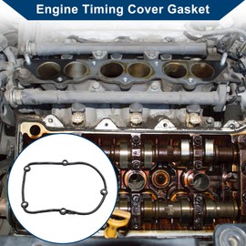 Hihaha 06H103483C Engine Timing Cover Seal for Q3 2.0L 2015-2018 Front Cover Gasket Long Lasting Sealing Rubber Pack of 1 Black