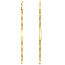 kptophk Gold Bracelets For Women | Gold Enewton Bracelets For Women | 14K Gold Plated 6mm Mesh Chain Bracelets For Women | Waterproof 14K Gold Plated Bracelets For Women