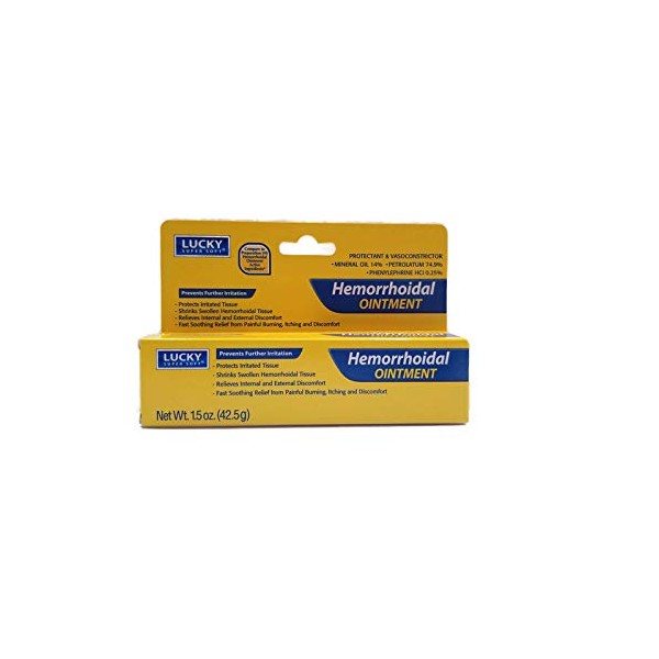 Lucky Super Soft Hemorrhoidal Ointment, 1.5 Ounce