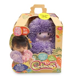 Curlimals - Higgle Hedgehog Interactive Pet Purple with Movement and + 45 Sounds Rolls and Hides in Hand for Boys and Girls Ages 3+ Famous (CUR00200)