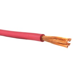 #6 Gauge AWG - Flex-A-Prene® - Welding/Battery Cable - Red - 600 V - Made in USA (100 FEET)
