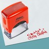 Printtoo Merry Christmas Self Inking Rubber Stamp Pre,Inked Office Stamp,