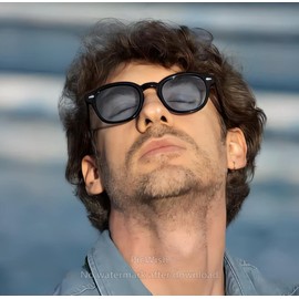 No Name Ltd Kleine runde geometrische Schildpatt-Sonnenbrille mit Leopardenmuster, Retro-Tierdruck, leicht getönte Blaulicht-Gläser