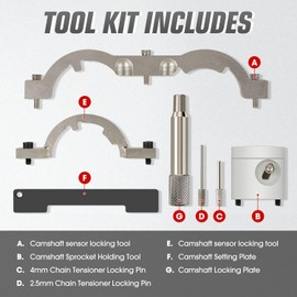 DNA MOTORING Turbo Engine Timing Tool Kit Engine Camshaft Alignment Tool Set Compatible with Chevy Cruze, Aveo, Adam, Ampera, Astra J, Aveo, Corsa-D, Insignia, TOOLS-00761