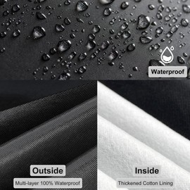 Kaugung Car Cover Custom Fit for Mazda 3 Sedan, Ford Focus Sedan, Chevy Cruze Waterproof All Weather for Automobiles, Full Exterior Cover Rain Sun UV Protection with Vents and Tape.