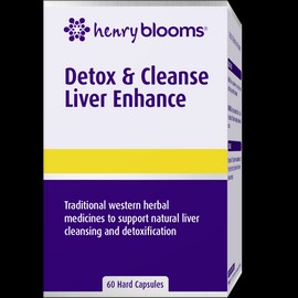 Henry Blooms Detox & Cleanse Liver Enhance 60 Capsules