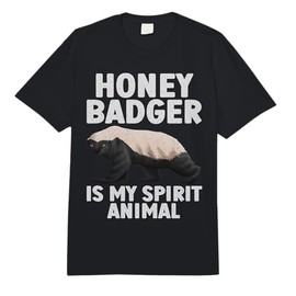 Best Honey Badger Art for Men Women Kids Animal Honey Badger Comfort Colors Adult Heavyweight T-Shirt
