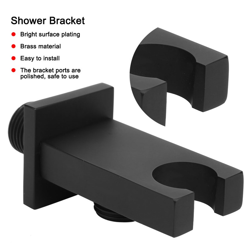 G1/2 Thread Handheld Shower Head Holder WallMounted Shower Holder Bathroom