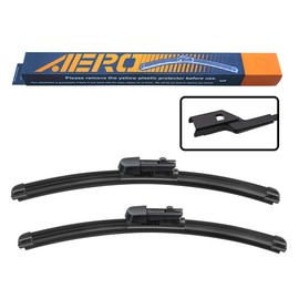 AERO Avenger 24"+21" Premium All-Season Beam Windshield Wiper Blades OEM Replacement for Volkswagen Tiguan 2021-2009 (Set of 2)