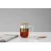 VIVA Minima Balance Glass Infuser Tea Cup - 17 oz