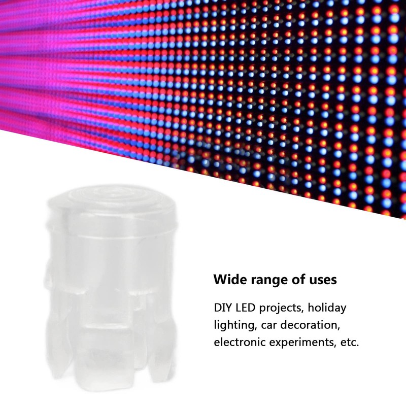 Pack of 100 LED Holders for Electronic Component Diode Electronic