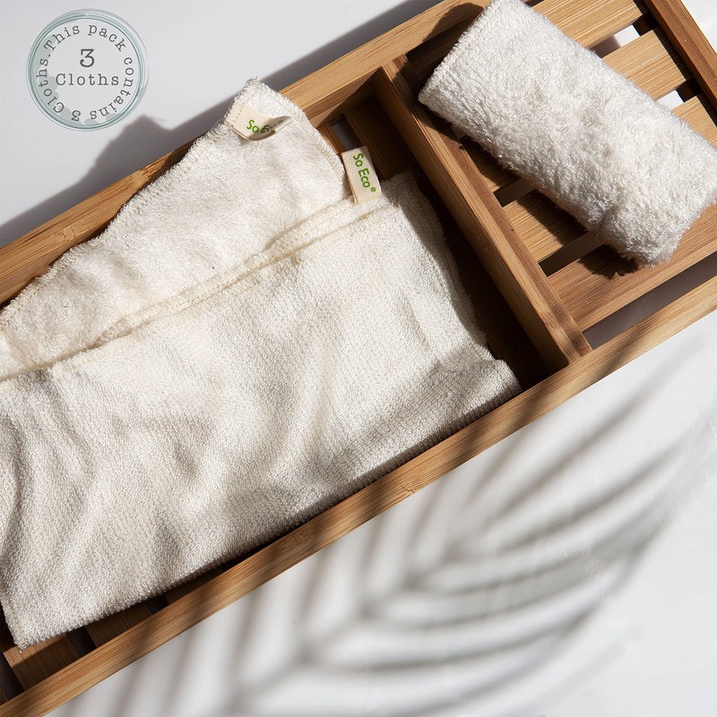 So Eco 3 Facial Cleansing Cloths White One Size