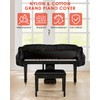 TINDTOP Thickened Grand Piano Cover, Thicken Cotton Lining Baby Piano