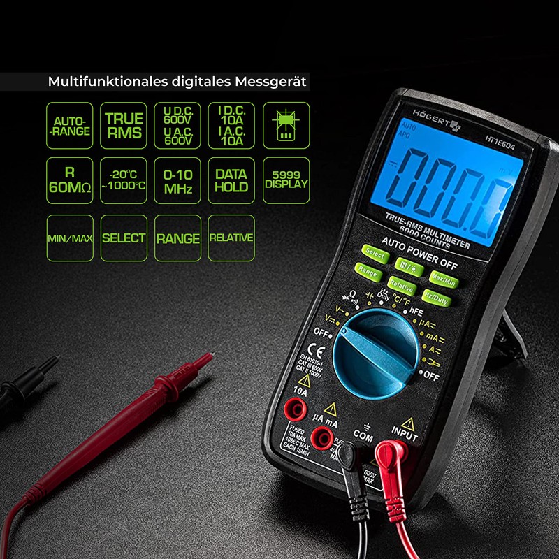 Universell digital Messgerat Högert Technik HT1E604