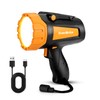 EverBrite Powerful Rechargeable Spotlight, 500lm LED Flashlight with Adjustable Stand,