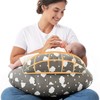 JLLYGOUS Breastfeeding Pillow, Revolutionary Safety Fence, Free Your Hands, More
