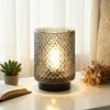 LUSHARBOR Battery Operated Lamp with Timer, Small Decorative Table Lamp