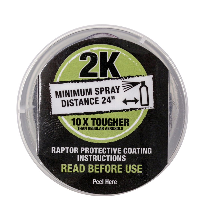 RAPTOR 2K Bedliner Aerosol, Protective Coating, Spray-On Truck Bed Liner,