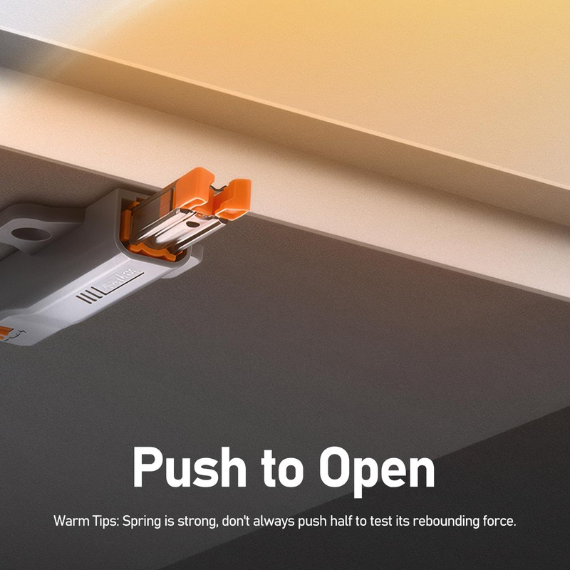 4 Pack Push to Open Door Catches, Self Closing Push