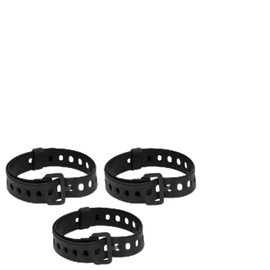 Reusable Cable Ties, 3pcs Elastic Silicone Cord Organizer Straps with Buckle Organize Cables Rubber Tension Straps Cable Management Ties for Fishing Rods Camping Gear Arts Crafts Long Type