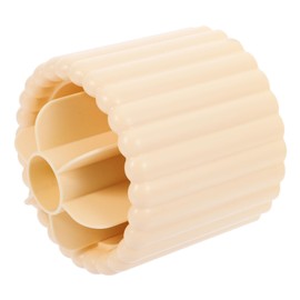 OATIPHO Cosmetic Storage Container Bathroom for Desktop Make up Brush Organizer 360 Rotating Makeup Brush Container Pink Makeup Organiser Rotatable Holder Makeup Organizer Pp Yellow