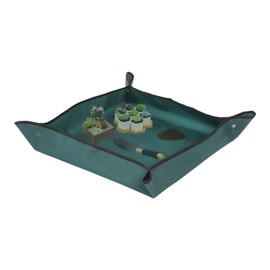 Owl Focus Oxford Fabric Plant Repotting Mat Waterproof Transplanting Mat Indoor Succulent Potting Mat Portable Gardening Mat,29.5x29.5''