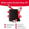 Pocket Hose Silver Bullet 2.0 Expandable Garden Hose 25-FT with