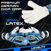 Levelty Adult Goalie Goalkeeper Gloves with Finger Protection Men Breathable